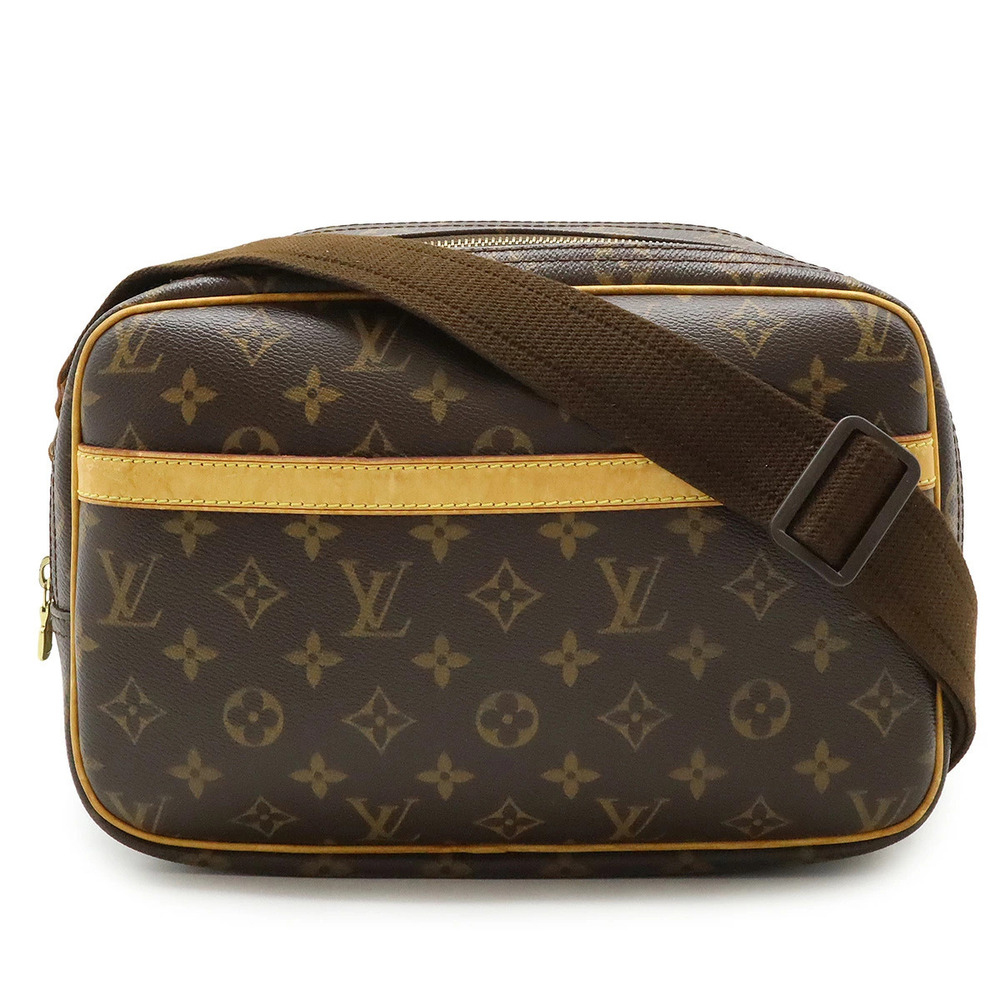 LOUIS VUITTON Monogram Reporter Shoulder Bag Crossbody